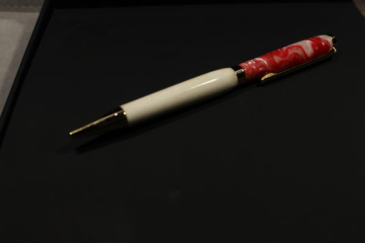 Pink Swirl Slimline Pen